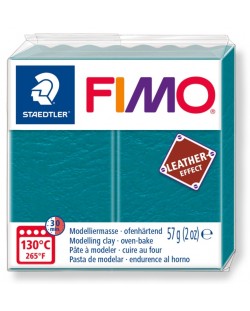 Lut polimeric Staedtler Fimo - Leather 8010, 57g, turcoaz