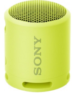 Boxa portabila Sony - SRS-XB13, impermeabila, galbena