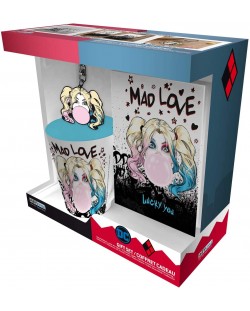 Set cadou ABYstyle DC Comics: Harley Quinn - Mad Love
