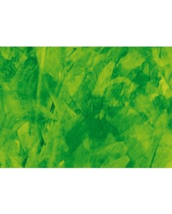 Hartie de impachetat cadouri Susy Card - Nuante de verde, 70 x 200 cm