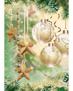 Felicitare Carte de felicitare Artige - Jucării pentru pomul de Crăciun