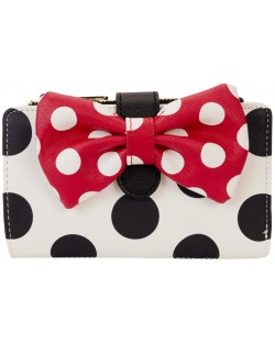 Portofel Loungefly Disney: Mickey Mouse - Minnie Mouse (Rock The Dots)