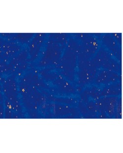 Hartie de impachetat cadouri Susy Card - Albastru inchis si galben, 70 x 200 cm