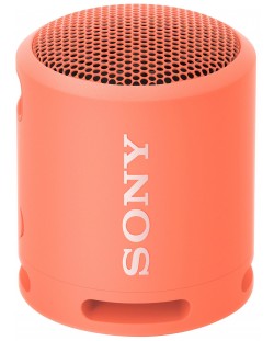 Boxa portabila Sony - SRS-XB13, impermeabila, portocalie