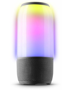 Boxa portabila Cellularline - Music Sound Fluid LED, neagra