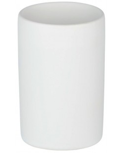 Suport pentru periuța de dinți Wenko - Polaris Mod, 7,5 x 11,2 cm, ceramică, alb mat