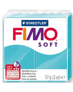 Argila polimerica Staedtler Fimo Soft - Mint blue, 57 g