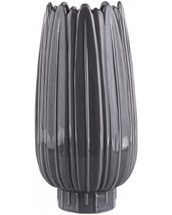 Vază de porțelan ADS - gri, 12 х 12 х 24.5 cm