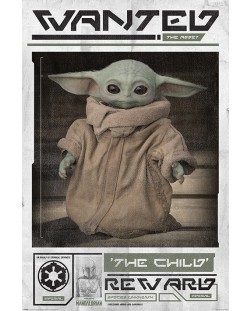 Poster maxi Pyramid - Star Wars: The Mandalorian (Wanted The Child)