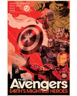 Poster maxi Pyramid - Avengers (Golden Age Hero Propaganda)