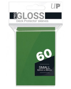 Protecții pentru cărți  Ultra Pro - PRO-Gloss Green Small (60 buc.)