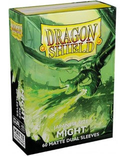 Protecții pentru cărți de joc Dragon Shield Dual Might Sleeves - Small Matte (60 buc.)