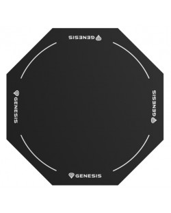 Protector de podea Genesis - Tellur 400 Octagon Logo, negru