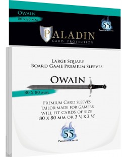 Protectori de cărți Paladin - Owain 80 x 80 (55 buc.)