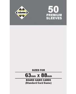 Protectori de cărți Kaissa Premium Sleeves 63 x 88 mm (Joc de cărți) - 100 buc.