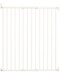 Barieră BabyDan - Pet Gate Streamline - 105 cm, albă