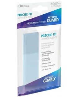 Protectii Ultimate Guard Precise-Fit Sleeves - Japanese Size, transparente, 100 bucati
