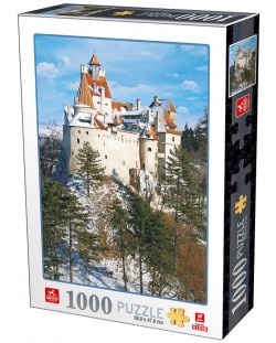 Puzzle Deico Games de 1000 piese - Romania, Bran Castle