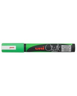 Marker cu creta Uniball – Verde