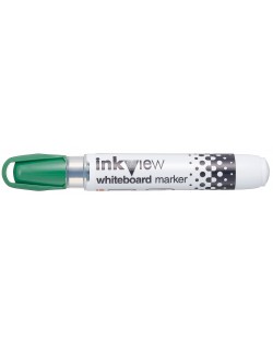 Marker pentru tabla alba pe baza de apa Uniball Inkview - Verde