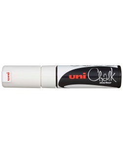 Marker creta Uniball – Alb, 8.0 mm