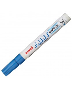 Marker permanent Uniball pe baza de ulei – Albastru deschis