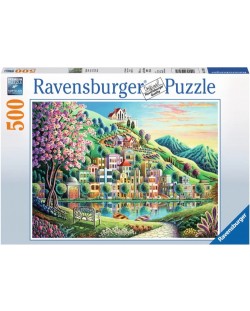 Puzzle Ravensburger de 500 piese - Parc inflorit