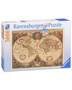 Puzzle Ravensburger de 5000 piese - Harta lumii antice