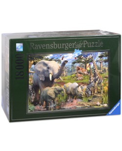 Puzzle Ravensburger de 18 000  piese - Africa salbatica 