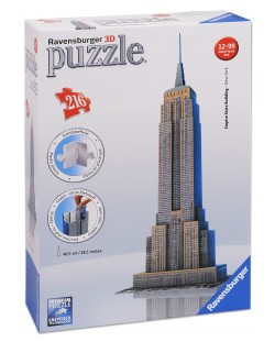 Puzzle 3D Ravensburger de 216 piese - Empire State Building