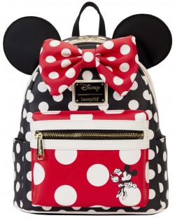 Rucsac Loungefly Disney: Mickey Mouse - Minnie Mouse (Rock The Dots)