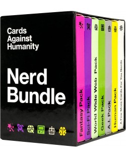 Extensie pentru jocul de societate Cards Against Humanity - Nerd Bundle