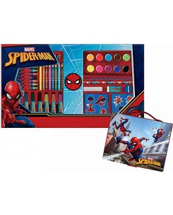 Set de pictură Disney - Spider-Man, 52 articole