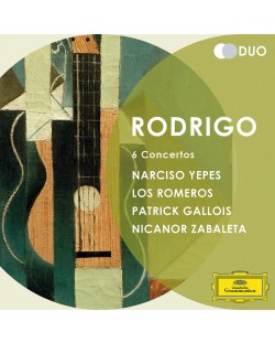 Narciso Yepes, Los Romeros, Patrick Gallois, Nicanor Zabaleta- Rodrigo: 6 Concertos (2 CD)