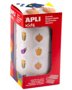 Rolă de autocolante  Apli Kids - Legume