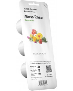 Semințe Click and Grow - Moss Rose, 3 rezerve