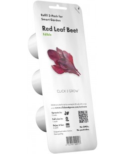 Semințe Click and Grow - Red leaf beet, 3 rezerve