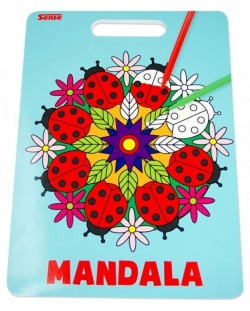 Carte de colorat Sense - Mandala