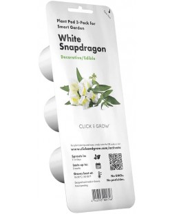 Semințe Click and Grow - White snapdragon, 3 rezerve