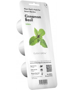 Semințe Click and Grow - Cinnamon basil, 3 rezerve