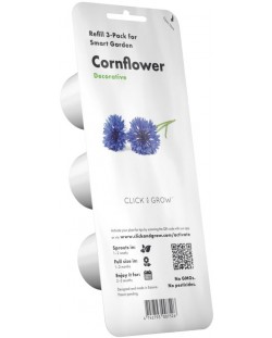 Semințe Click and Grow - Cornflower, 3 rezerve