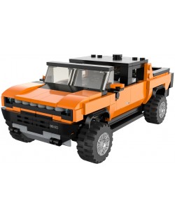 Mașină prefabricată Rastar - Jeep Hummer EV, 1:30, portocaliu