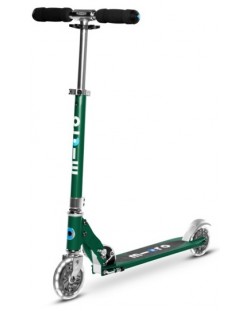 Scooter pliabil cu roți LED Micro - Sprite, verde