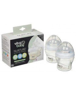 Biberoane Vital Baby - Anti-Colic, 150 ml, 0+ luni, 2 buc.