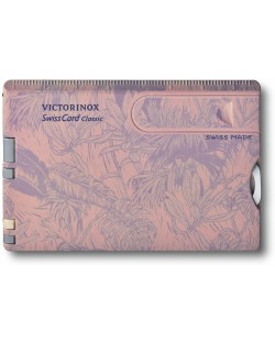 Cutit-card de buzunar Victorinox - SwissCard, 10 functii, roz