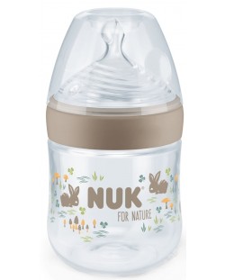 NUK for Nature Silicone Soother Bottle - 150 ml, mărimea S, bej