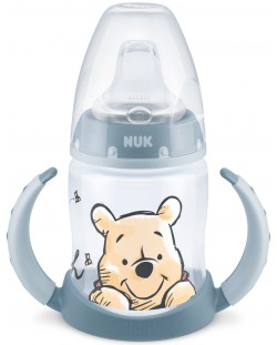 Sticluță de suc Nuk First Choice - Disney, 150 ml, gri, Winnie the Pooh