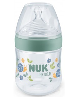 NUK for Nature Silicone Soother Bottle - 150 ml, mărimea S, verde
