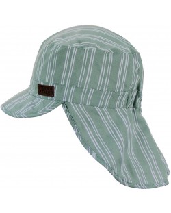 Pălărie cu tablă și protecție UV 50+ Sterntaler - Dungi, 49 cm, 12-18 luni, verde