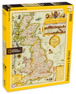 Puzzle New York Puzzle de 1000 piese - Marea Britanie a lui Shakespeare 